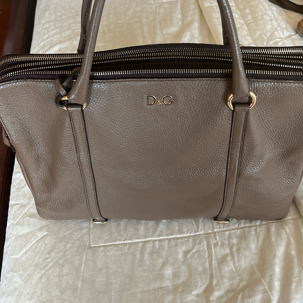 D&G Borsa A Mano Vitello Handbag Authentic - Picture 1 of 16